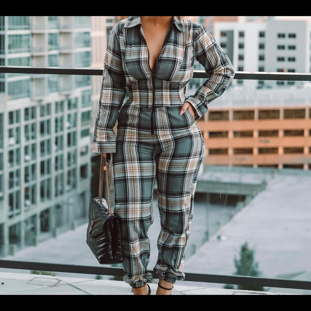 Size Large, Jumper, Plaid